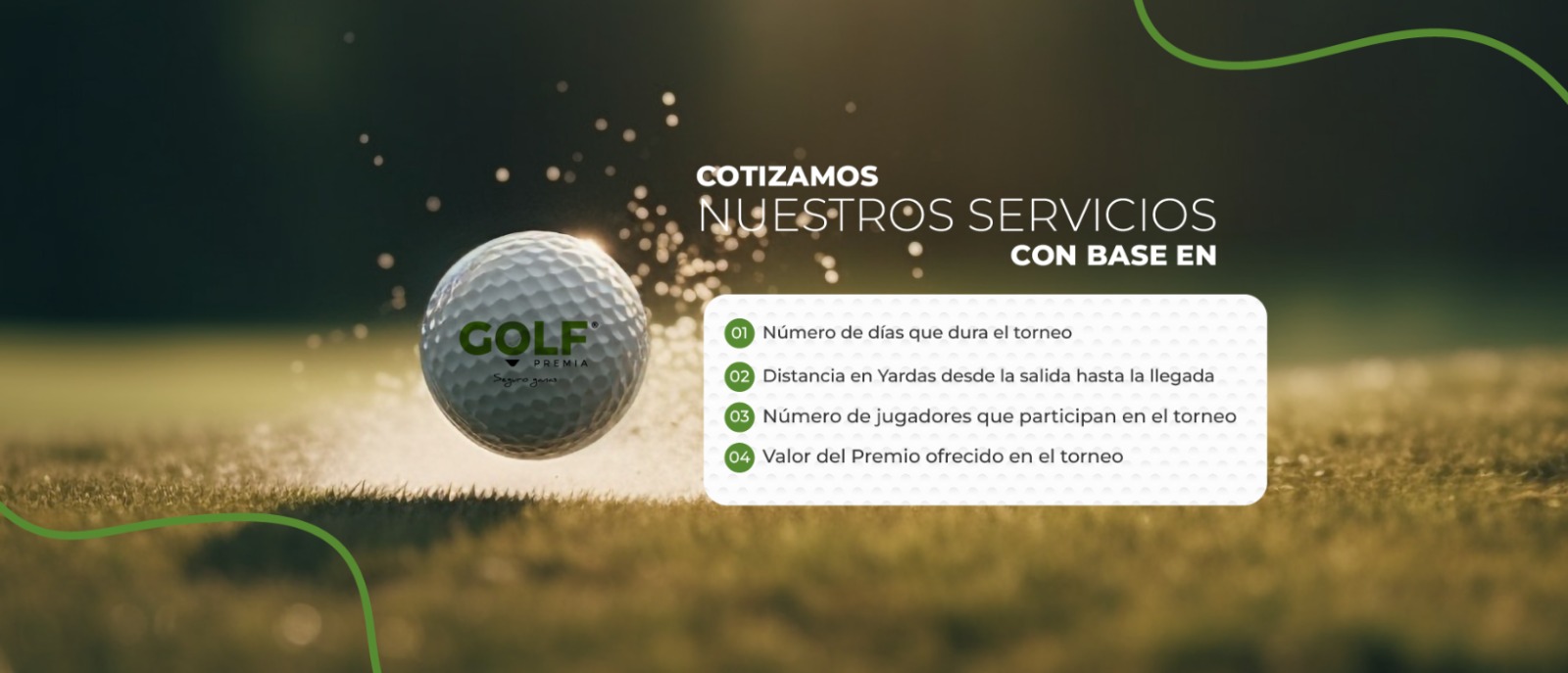 EVENTOS DE GOLF DESTACADOS